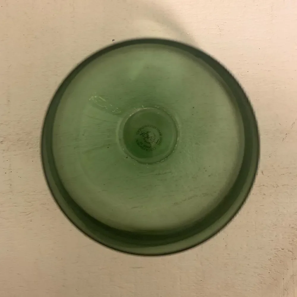 Green Lenox Stemless Wine Glass